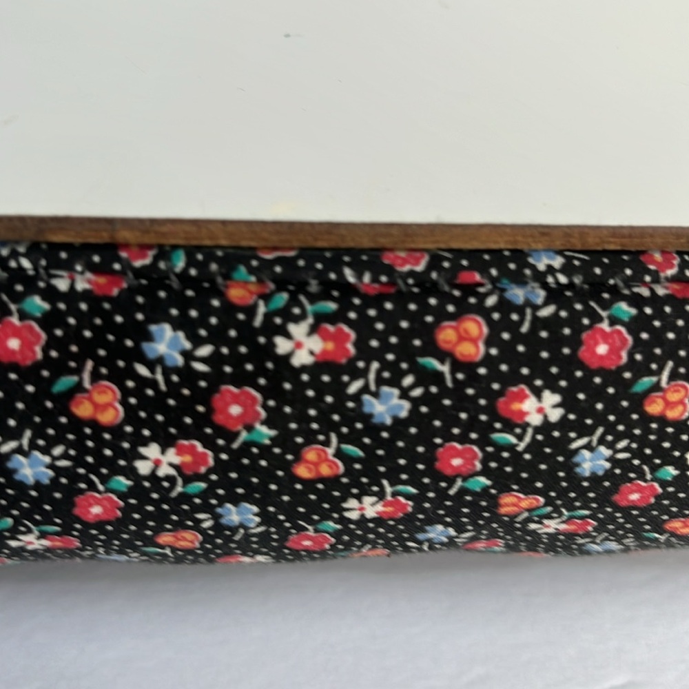 Vintage Lap Desk Calico Print Travel Desk Bed Desk - Picture 5 of 8